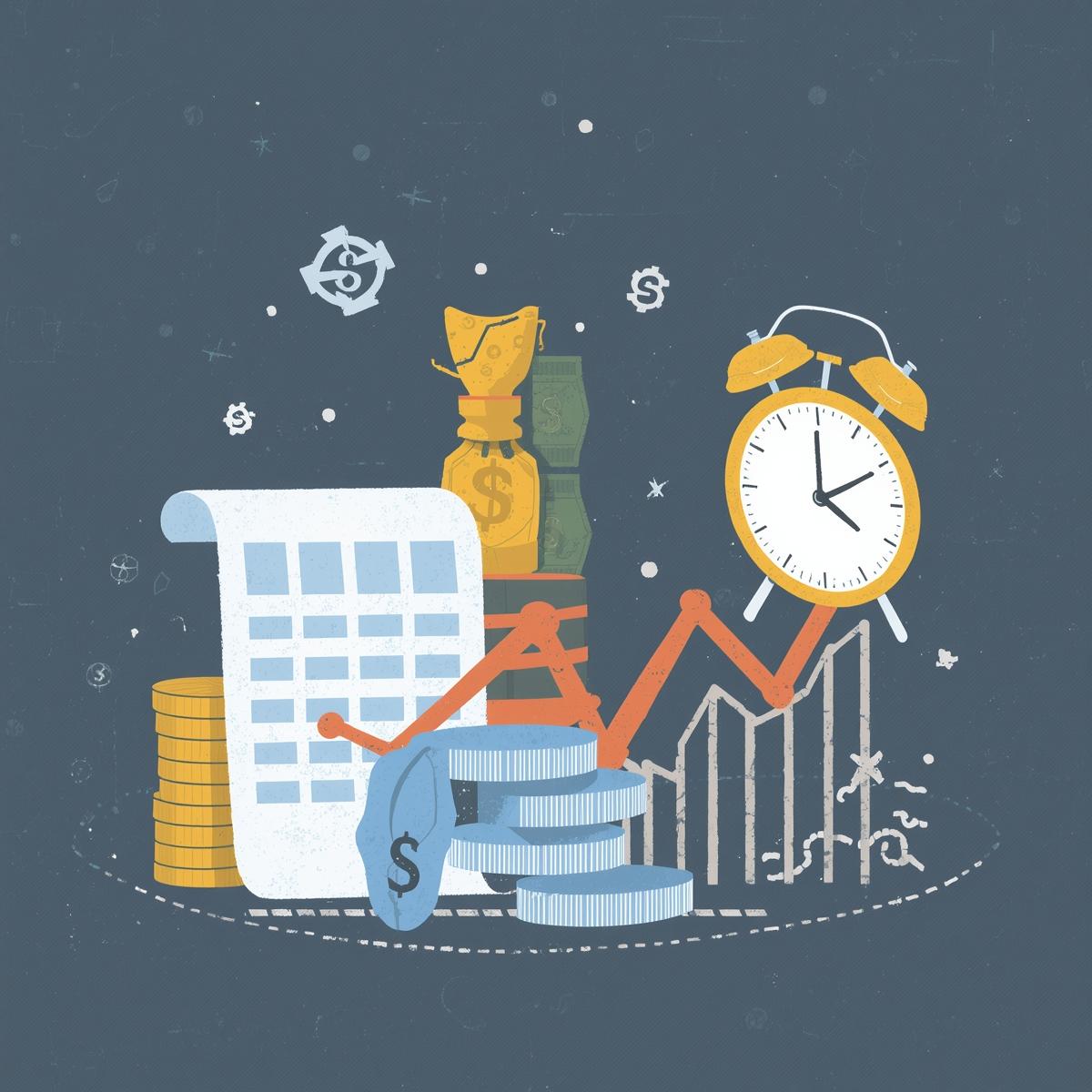 費用や期間のイメージ