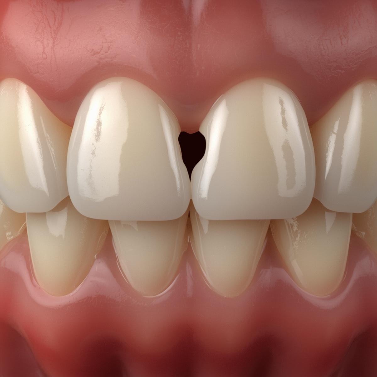 前歯の隙間がある歯並び